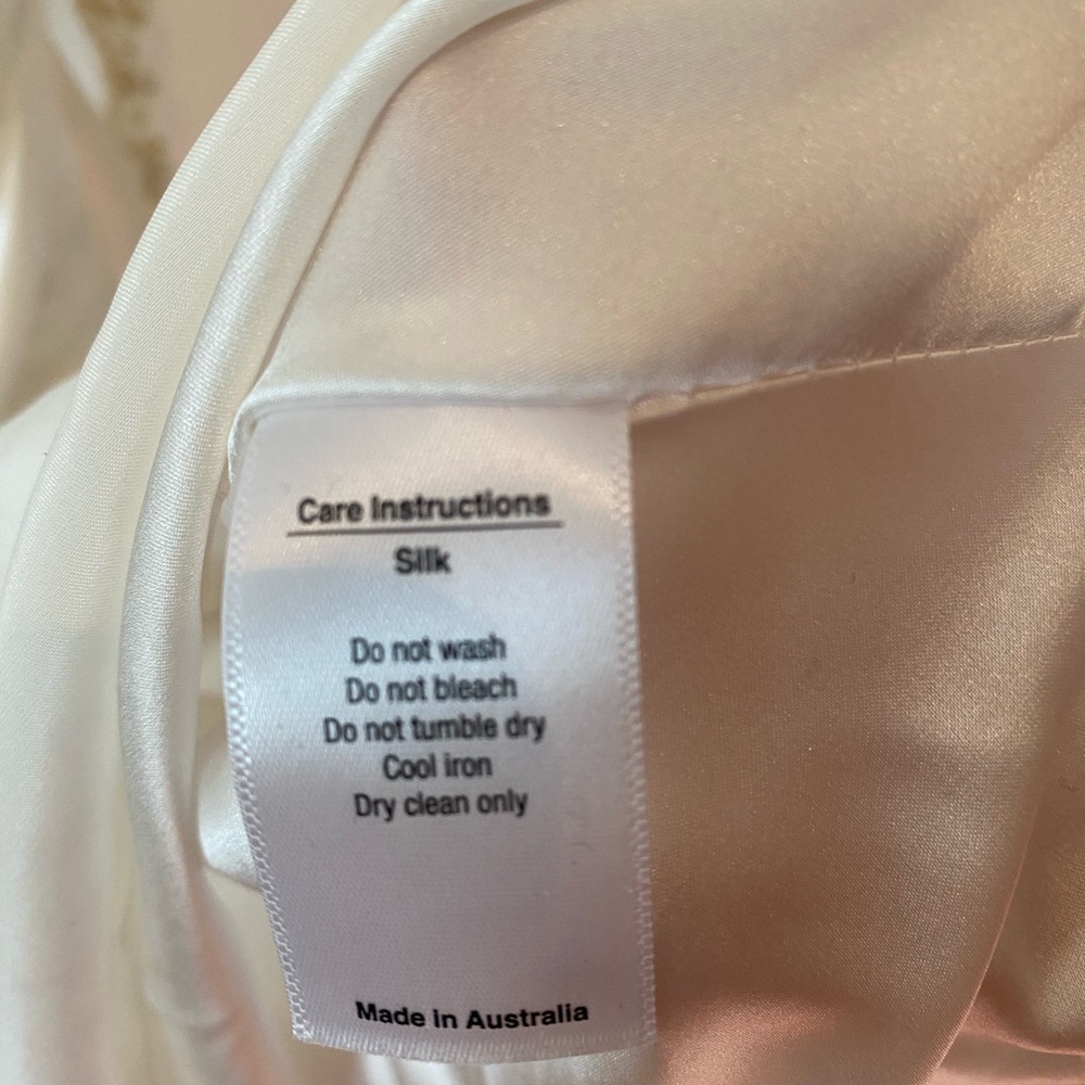 Sisters The Label Sofia Mini Dress in Pearl Silk - Picture 9 of 9